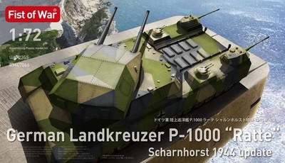 Modelcollect: DEUTSCHER LANDKREUZER P-1000 in 1/72 !