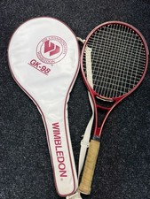 Vintage Wimbledon GK-98 Tennis Racquet 4 3/8 w/ Bag / Carrying Case Sz 98