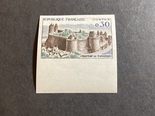 ICOLLECTZONE France 744  Imperf XF LH Castles  (1)