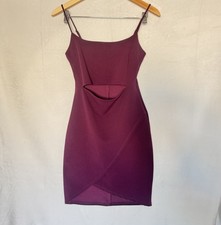 plum purple Bodycon Dress lulu's, XS Cutout On The town , party/cocktail dress
