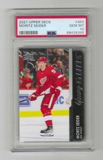 2021-22 UPPER DECK YOUNG GUNS  MORITZ SEIDER RC # 469         PSA 10
