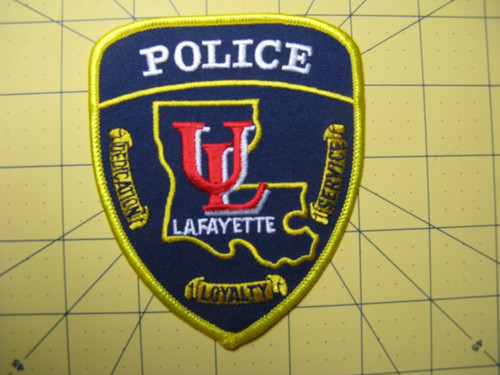LA. LOUISIANA, LAFAYETTE UNIVERSITY  POLICE PATCH,  FREE SHIPPING
