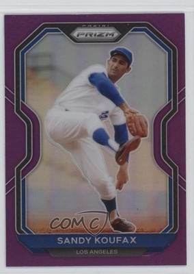 2021 Panini Prizm Tier III Purple Prizm Sandy Koufax #241 HOF g5e