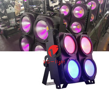 400W 4eyes COB LED Par Light DMX Stage DJ Audience Blinder Light RGBW 4IN1