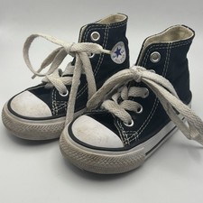 Converse All Star Infant Size 4 Black High Top