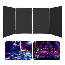 DJ Foldable Booth Panels 4-Panel Portable Facade Event Booth Panels Carryin Bag