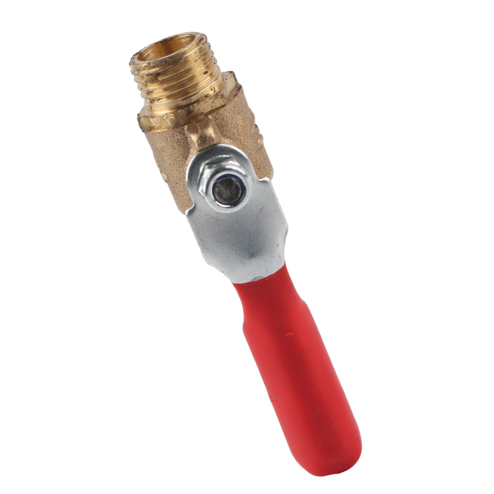 5Pcs Ball Valve Double Male Thread G1/4 Brass Valve Air Compressor Accessory