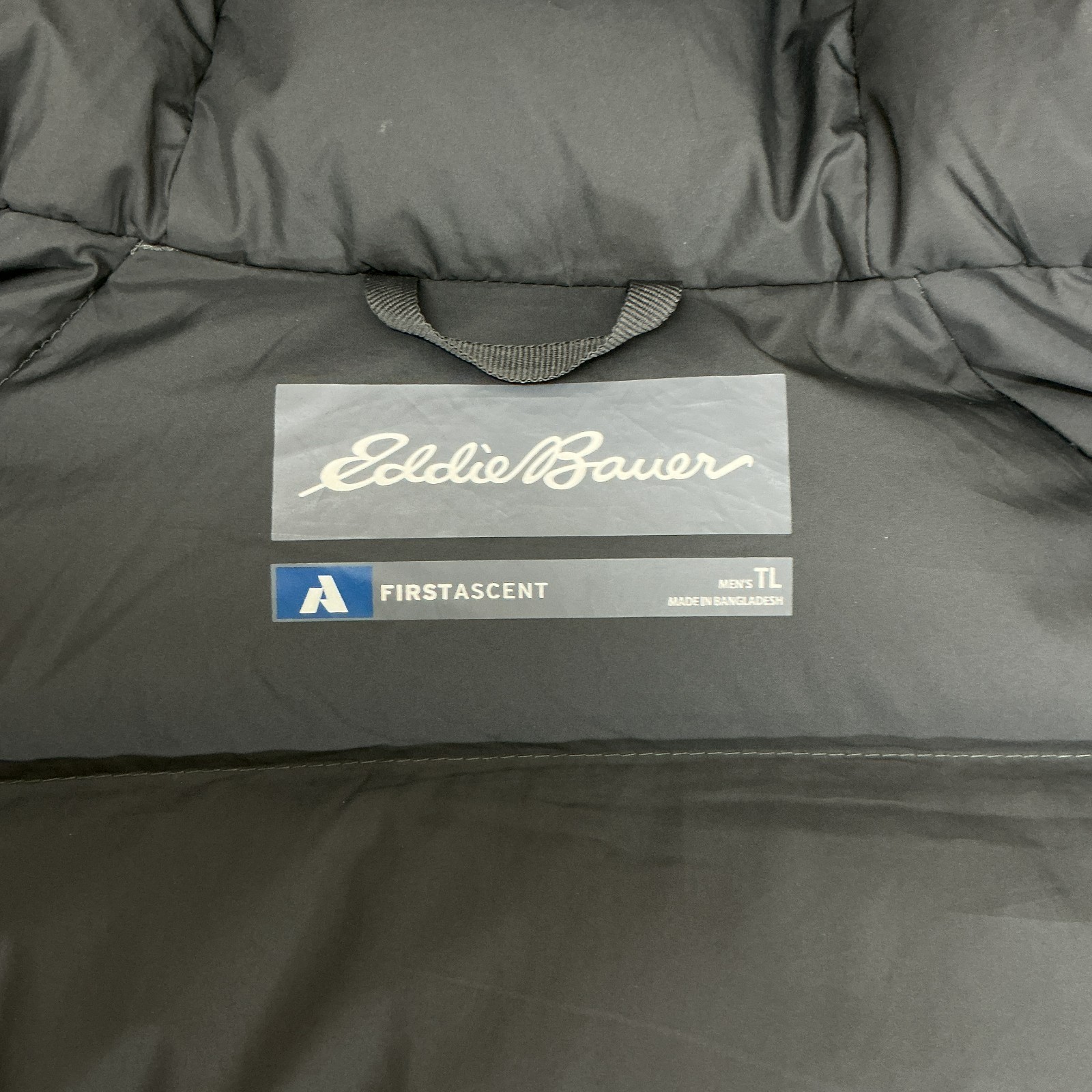 Eddie Bauer First Ascent WeatherEdge Pro Down Jacket Mens L TALL Black Puff Coat image 7