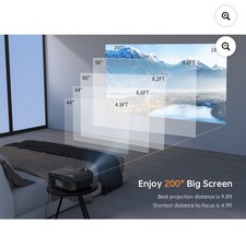 VANKYO Leisure 510W HD Projector, Portable Movie, Wireless connection wifi