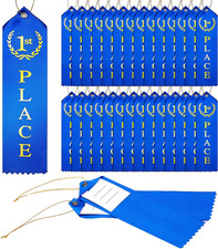 1St Place Quality Award Ribbons First Place Ribbon Blue Winner Ribbons Metallic