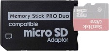 32GB Memory Stick w/ MS Pro Duo Adapter Card for PSP Cybershot Camera NEW SEALED
