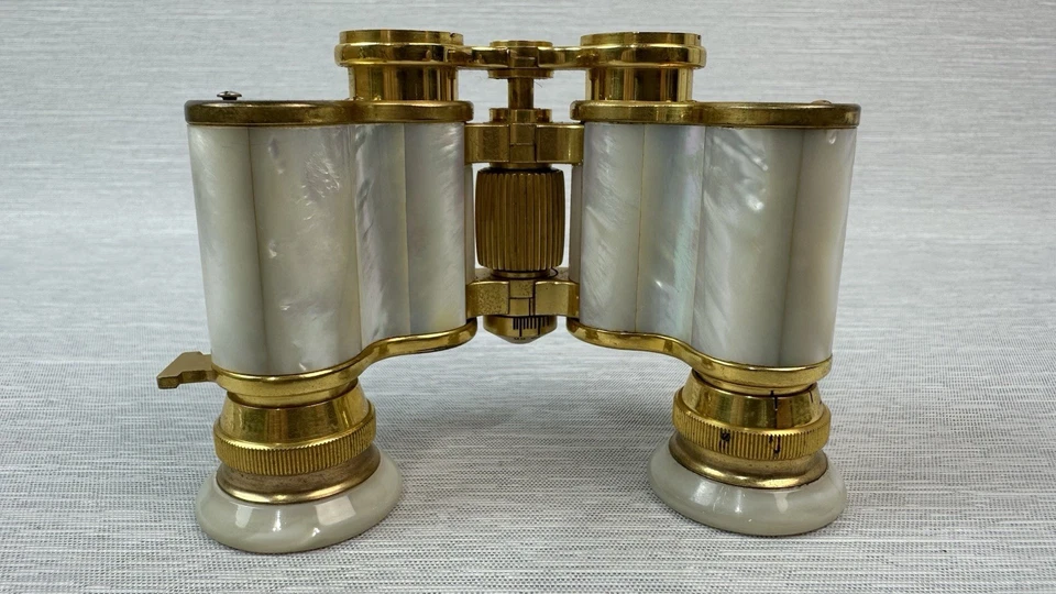 Antiguo binocular de vidrio de ópera teleater perla Carl Zeiss Jena 1922 Foto 4 de 4