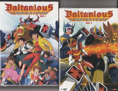 12 DVDs DALTANIOUS - DER ROBOTER DER ZUKUNFT Box 1 + Box 2 komplette Serie Box