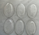 Lot of 6 1950s McKee Brothers Glass Top Hat Dish "A Good Deal For A Tasty Meal" — photo 2