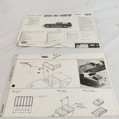 Unassembled Gunze Sangyo 124 High Tech Model Sprite Mk-1 Hardtop