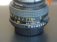 Minolta MD 50mm f/1.7 Prime Lens w/front and back caps and UV Filter