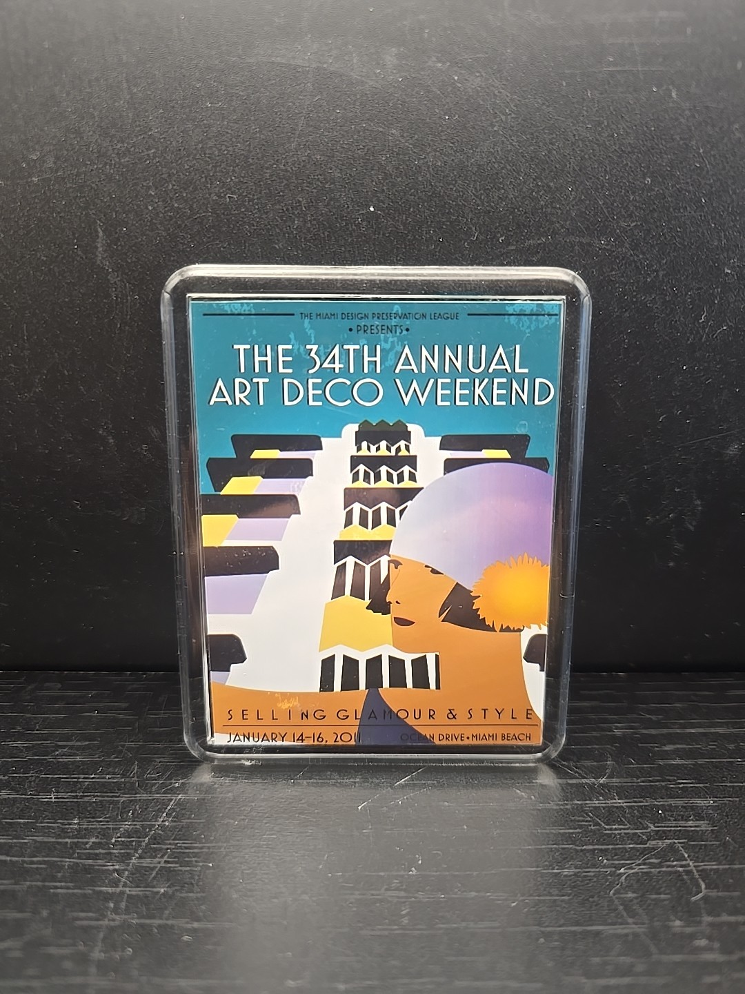 The 34th Annual Art Deco Weekend Magnet Ocean Drive Miami Beach | eBay