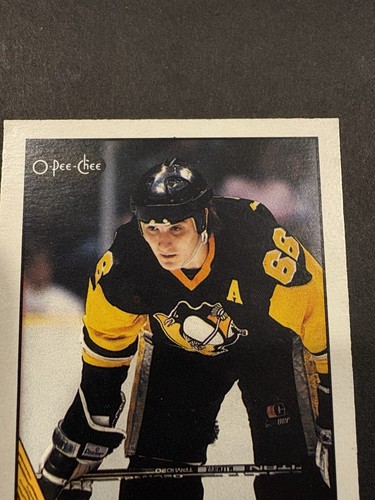 1987-88 OPC O-PEE-CHEE Mario Lemieux Pittsburgh Penguins #15 NM . NICE 3rd YEAR - Picture 3 of 6