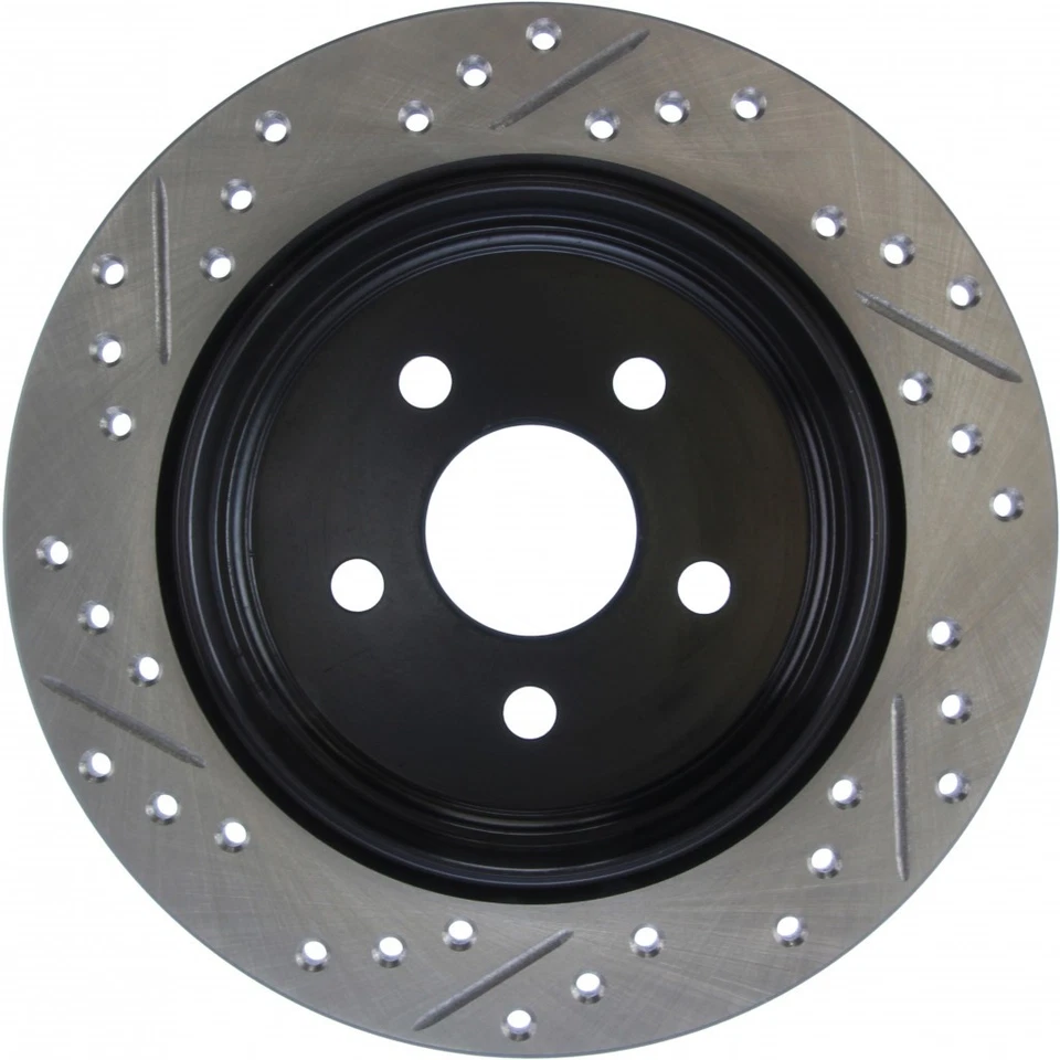 StopTech For Chrysler PT Cruiser 03-09 Brake Rotor Slotted Rear Driver Side - Изображение 2 из 4