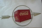Original Vintage Coca Cola Sign Arrow Coke