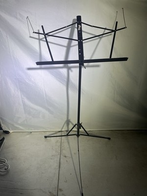 Stagg Stands - Compact Folding Music Stand Black W/ Soft Case
