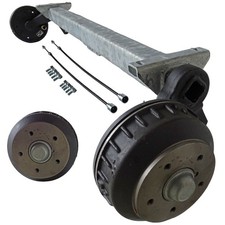 1500kg Anhänger Achse gebremst - A= 1100mm - C= 1550mm - Radanschluss 5x112