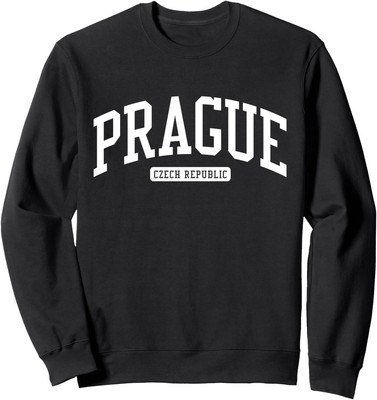 Prague Czech Republic College University Style Sweatshirt