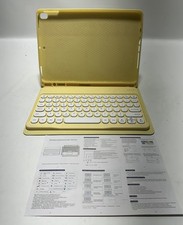 iPad 9th 8th 7th Gen 10.2 Keyboard Case Wireless Detachable Yellow