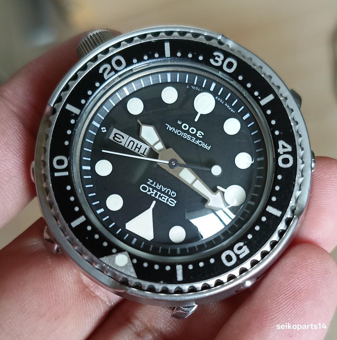 SEIKO TUNA CAN 300mJDM KANJI 7549-7010 YEAR 1979 NOV ALL ORIGINAL