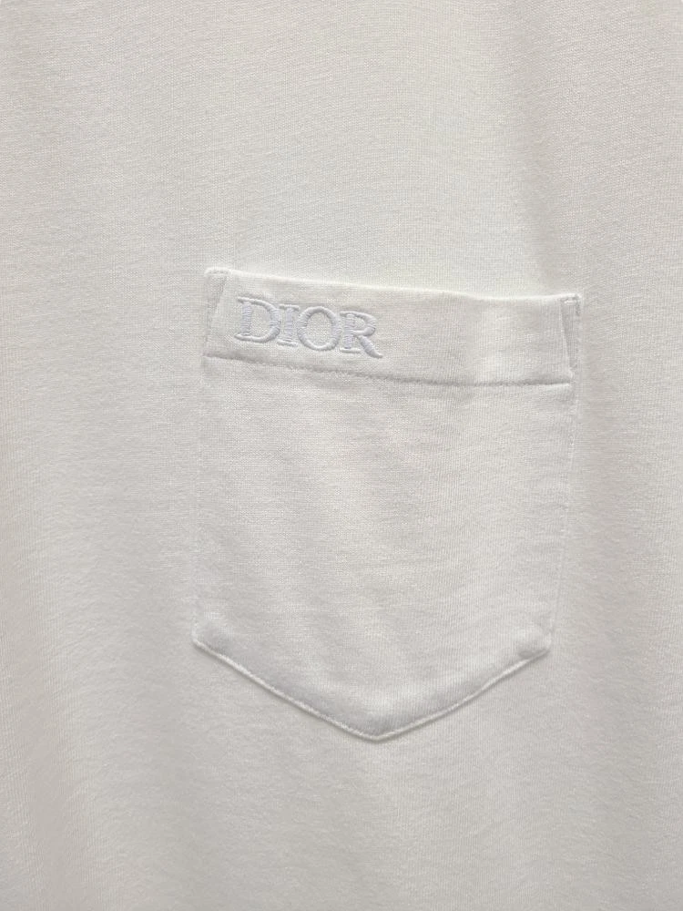 T shirt Dior Duncan Grand X Charleston bianca collo logo 58121452