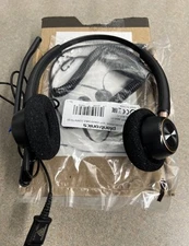 Plantronics EncorePro HW520 Black Headband Headset + Cable