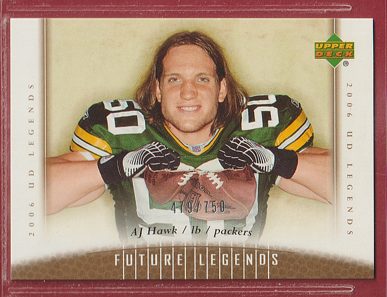 AJ Hawk Upper Deck Legends #101 Base