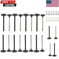 16pcs Intake Exhaust Engine Valves Replacement For Gm 2.02.22.4 Ecotec Dohc