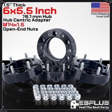 4pc 1.5 Hub Centric Wheel Adapter Spacer 6x5.5 Cb 78.1mm 14x1.5 Fit Silverado