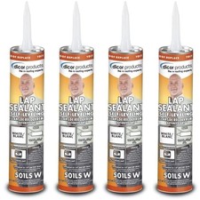 Dicor 501LSW-1 Self-Leveling Lap Sealant, 4 Pack White