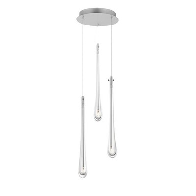 ET2 E24213-122SN Stillo 3 Light LED Pendant-Satin Nickel