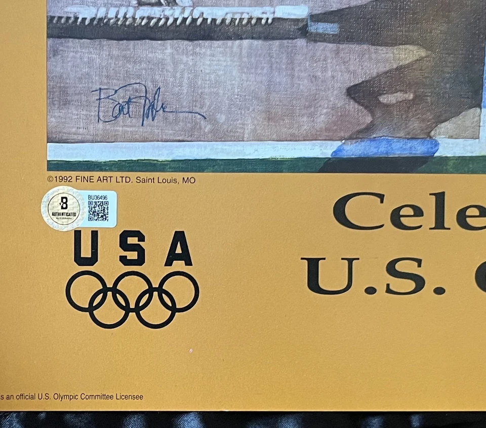 Foto póster autografiado de Florencia Griffith Joyner Flo Jo de los Juegos Olímpicos de Estados Unidos Atlanta 96 Foto 2 de 2