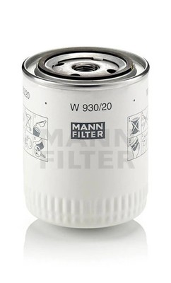 Engine Oil Filter MANN W930/20 compatible with 1994-2004 Land Rover Discovery