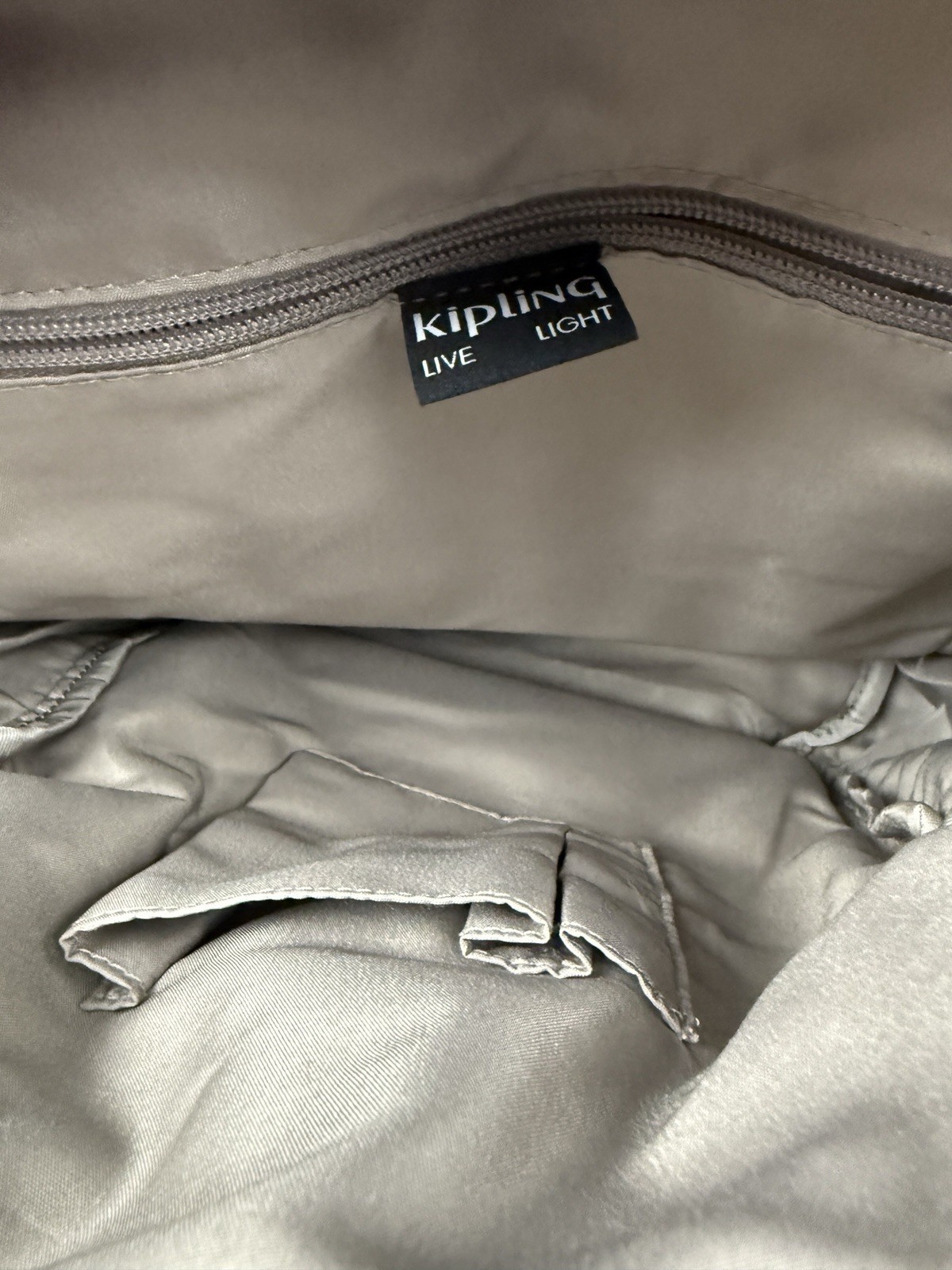 Kipling BlackNylon Mini Drawstring Backpack Front… - image 16