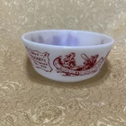 Vintage Hazel Atlas Davy Crockett Cereal Bowl (Red)