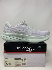 Women's Saucony Ride 18, Fog/Mist, 12 B Medium US