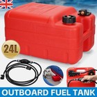 24Ltr Portable Boat Fuel Tank, 3m Fuel line, Guage & Yamaha Outboard Connector