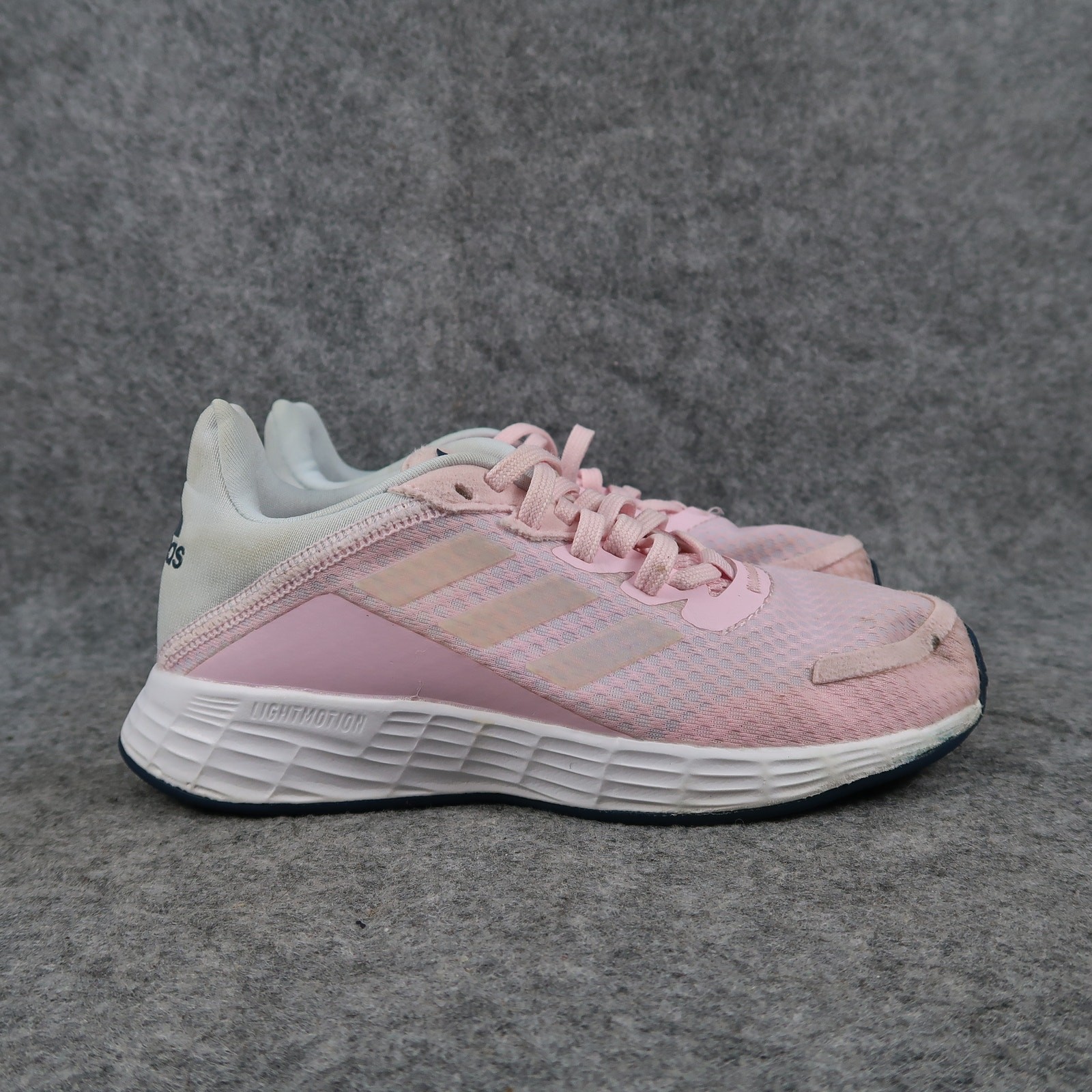 Adidas Shoes Kids 12K Sneaker Duramo GS Pink Trainer Athletic Child Girl Lace Up Adidas Shoes Kids 12K Sneaker Duramo GS Pink Trainer Athletic Child Girl Lace Up