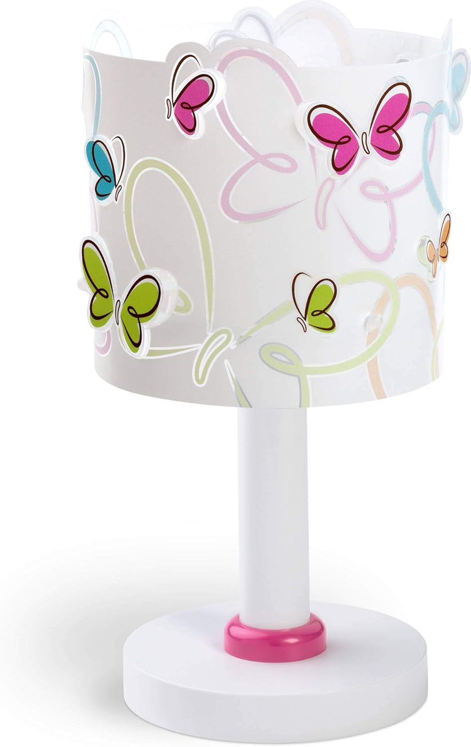 Lampada da Comodino Farfalle per Bambini - Luce Notturna Cameretta