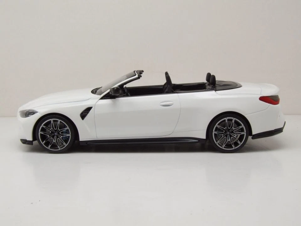 BMW M4 Cabrio 2020 Bianco Modellino 1:18 Minichamps - Immagine 3 di 4