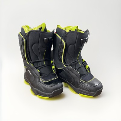 Salomon Self F20 Fusion All-Mountain Women's Snowboard Boots US Size 7 BLACK/GRN
