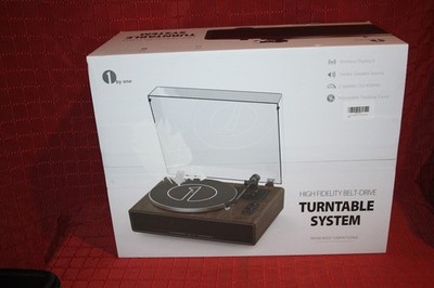 1 BY ONE Turntable Bluetooth Speaker Schallplattenspieler