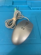 Genuine HP PS/2 Mouse Vintage PC Computer Mouse Wired Grey tested Working