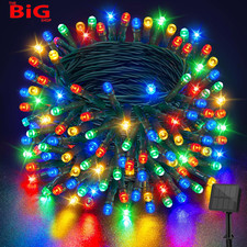 Solar Lights Outdoor Garden, 12M/40FT 120 LED Coloured Solar Lights Outdoor Wate