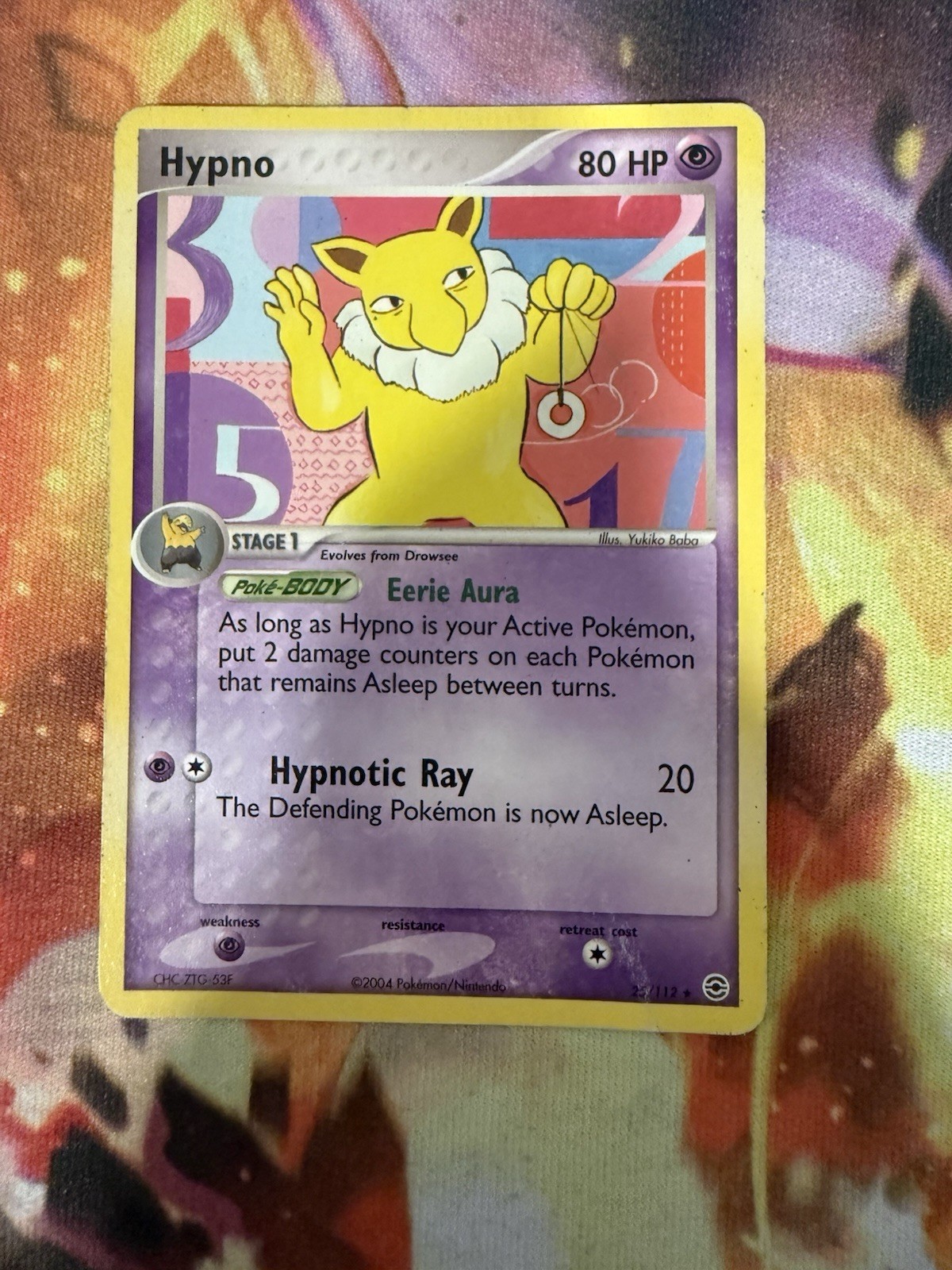 Hypno 25/112 Non Holo FireRed & LeafGreen - Pokemon Card - MP